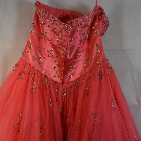 PROM PINK TULLE BEADS SEQUINS SZ 20 ALYCE Designs. - Picture 5 of 11